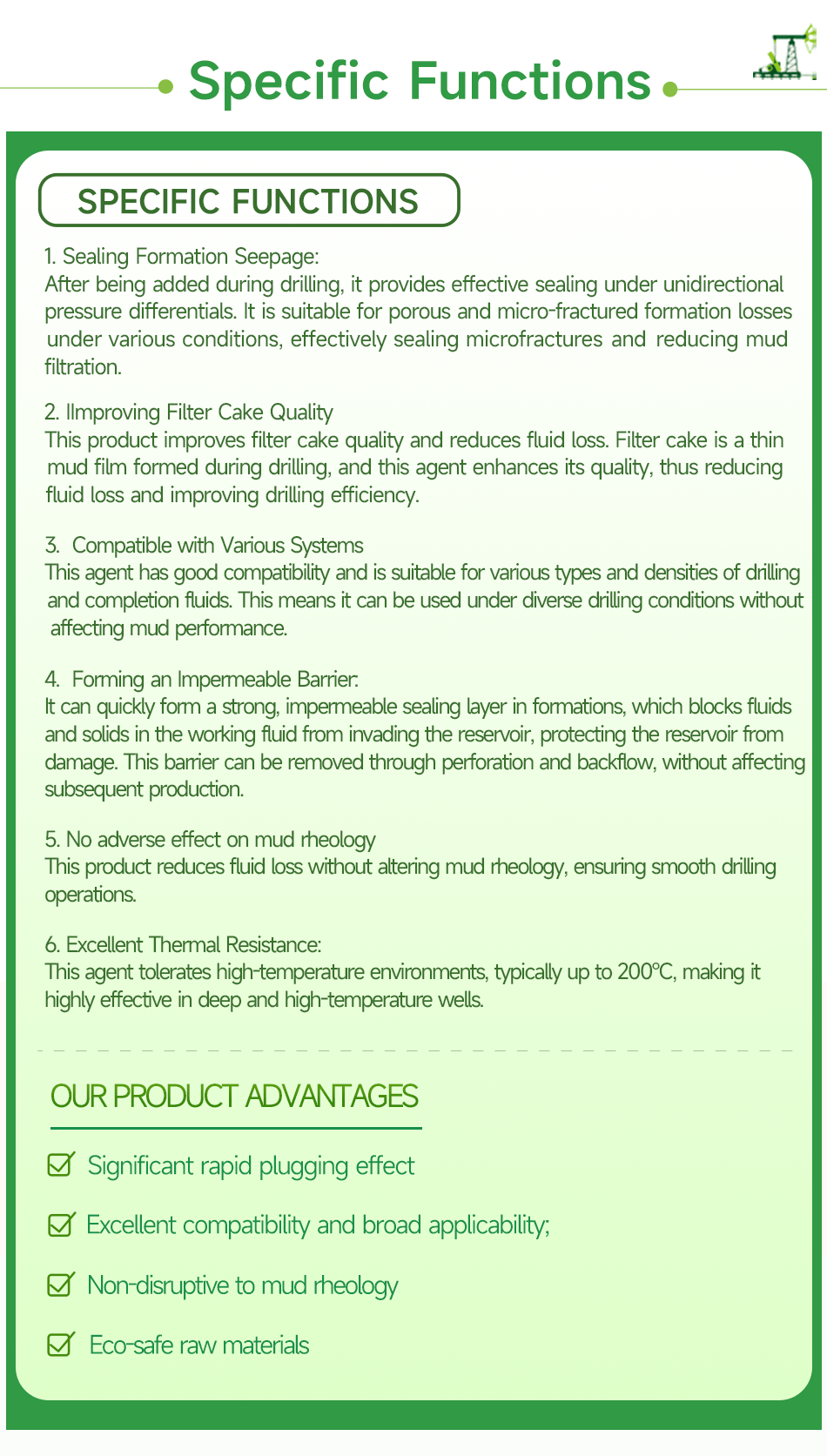 Unidirectional Pressure Sealing Agent for Drilling Fluids(pic5)