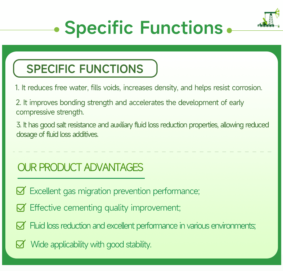 Gas Migration Control Additive for Oil Well Cement(pic5)