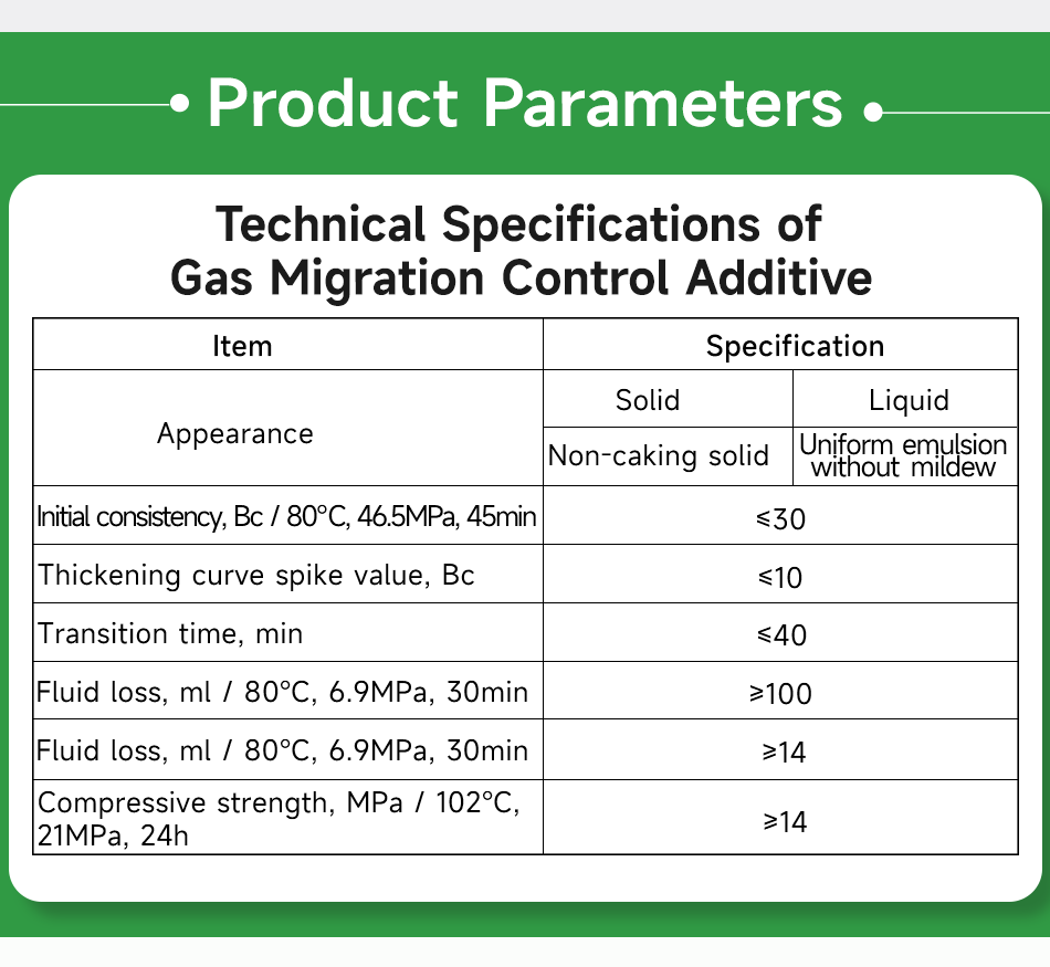 Gas Migration Control Additive for Oil Well Cement(pic6)