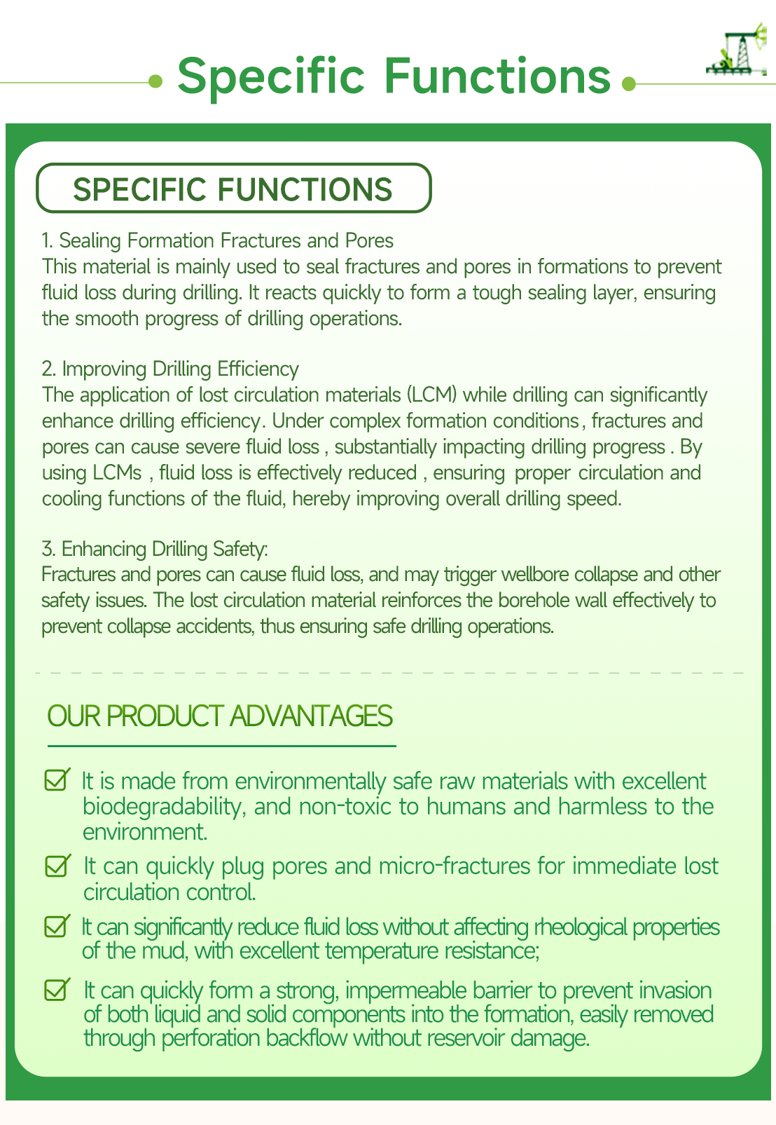 Lost Circulation Material for Drilling Fluid(pic5)