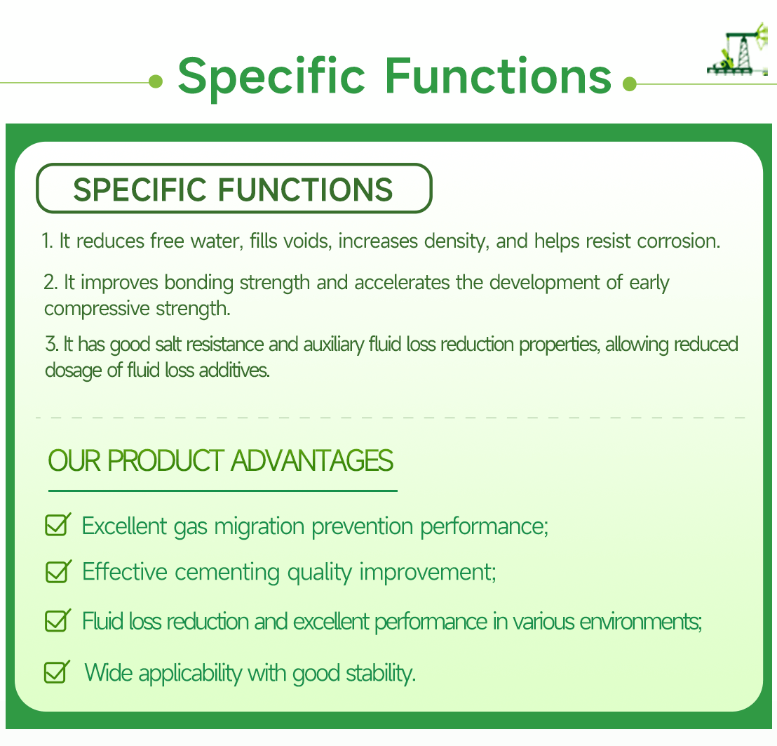 Gas Migration Control Additive for Oil Well Cement(pic5)